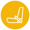 Icono asientos vehículo