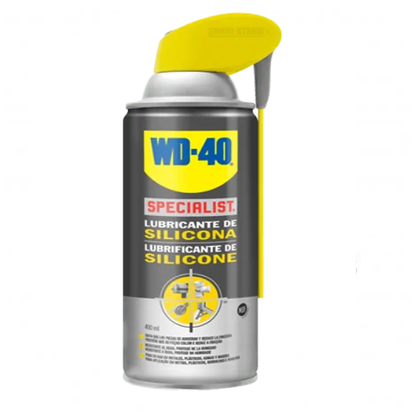 WD-40 Specialist - Lubricante de silicona - Fórmula resistente a altas  presiones, protege de la humedad, previene óxido y corrosión - Pulverizador  Doble Acción 360º - 400 ml : : Bricolaje y herramientas