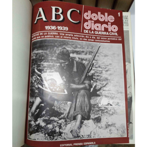 ABC. DOBLE DIARIO DE LA GUERRA CIVIL (1936-1939). 8 tomos_fot 3 cabeza de fasciculo