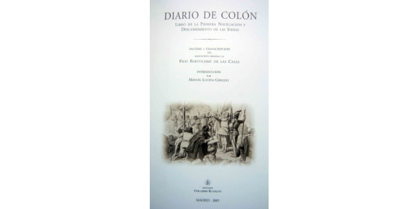 DIARIO DE COLÓN. Libro de la Primera Navegación y Descubrimiento de las Indias_Foto3_Portadilla