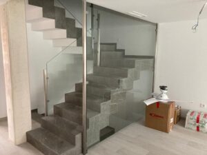 cerramiento cristal escalera