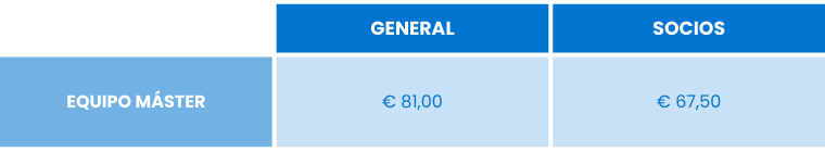 Precios triatlón 2023/2024 Triceb Madrid